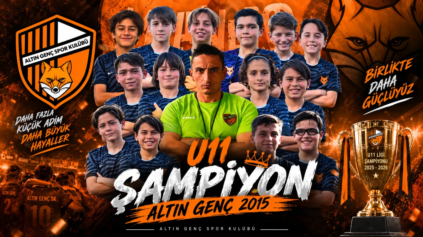 Altın Genç U11 Ligi’nde Şampiyon!